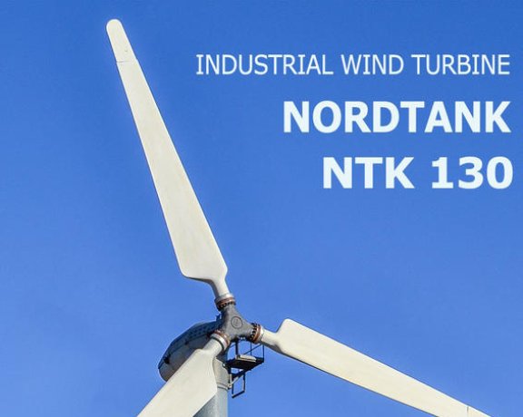 Nordtank NTK 130 Windkraftanlage zu verkaufen, 130kW (auch 60kW leistungsreduziert verfügbar)